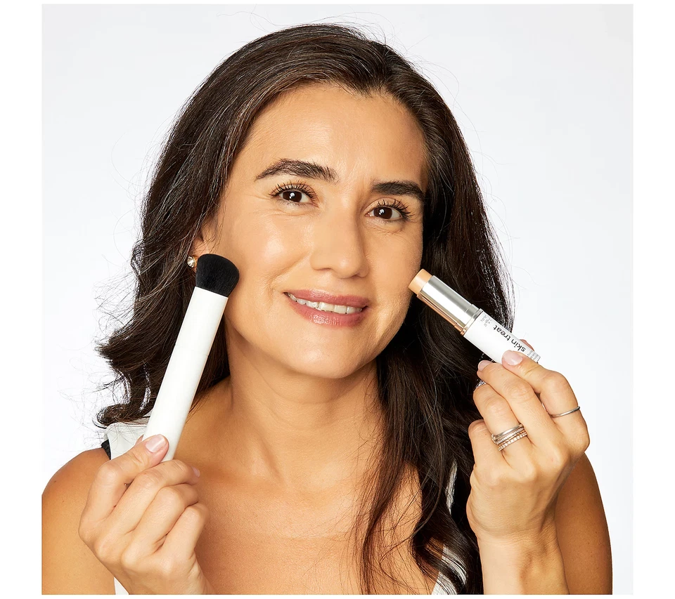 tarte Set - 1 Buffing Brush + 2 Skin Treat Poreless Sticks Foundation Deep New - Image 3 of 4