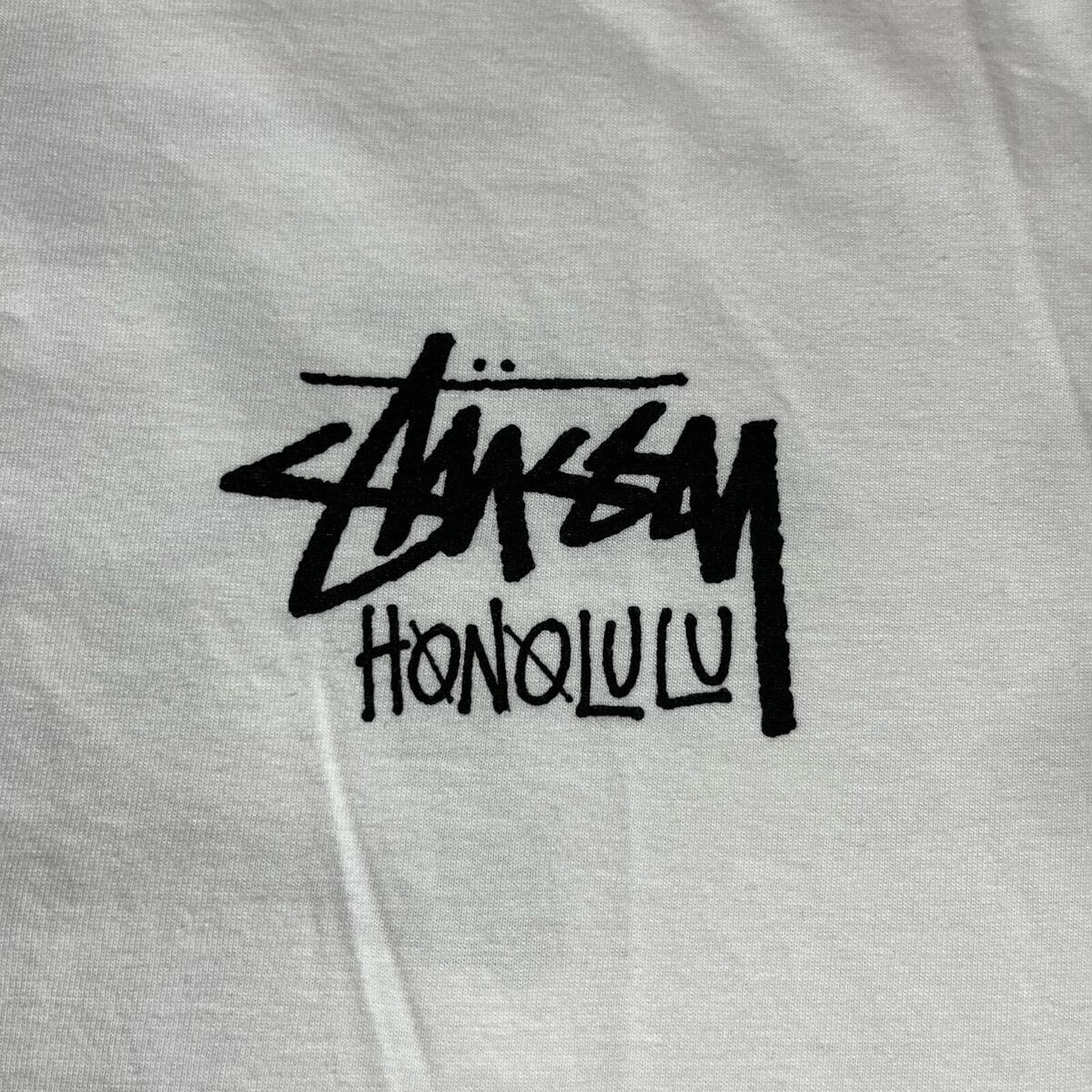 Stussy Honolulu Exclusive White Tee T Shirt Men's Sz 2XL New Stussy Honolulu Exclusive White Tee T Shirt Men's Sz 2XL New