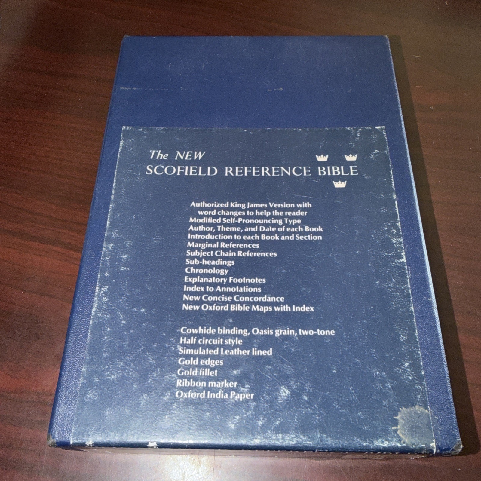 Holy Bible KJV- New Scofield Reference Ed. 1969 - Genuine Cowhide Oxford #9156x