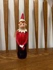 vintage Coca-Cola 8 oz glass bottle with a custom-made Santa's El