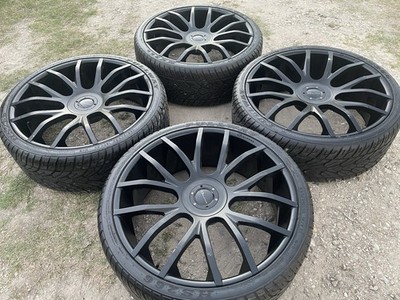 26X10 GIOVANNA BIG CAP BLACK (5X130) WHEELS & TIRES G-WAGON PANAMERA LAMBO URUS