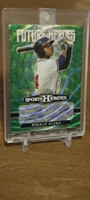 2018 LEAF SPORTS HEROES RONALD ACUNA ROOKIE AUTO GREEN WAVE SSP#/2 RARE SEALED🔥