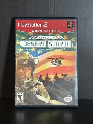 Conflict: Desert Storm (Sony PlayStation 2, 2002) Complete In Box CIB
