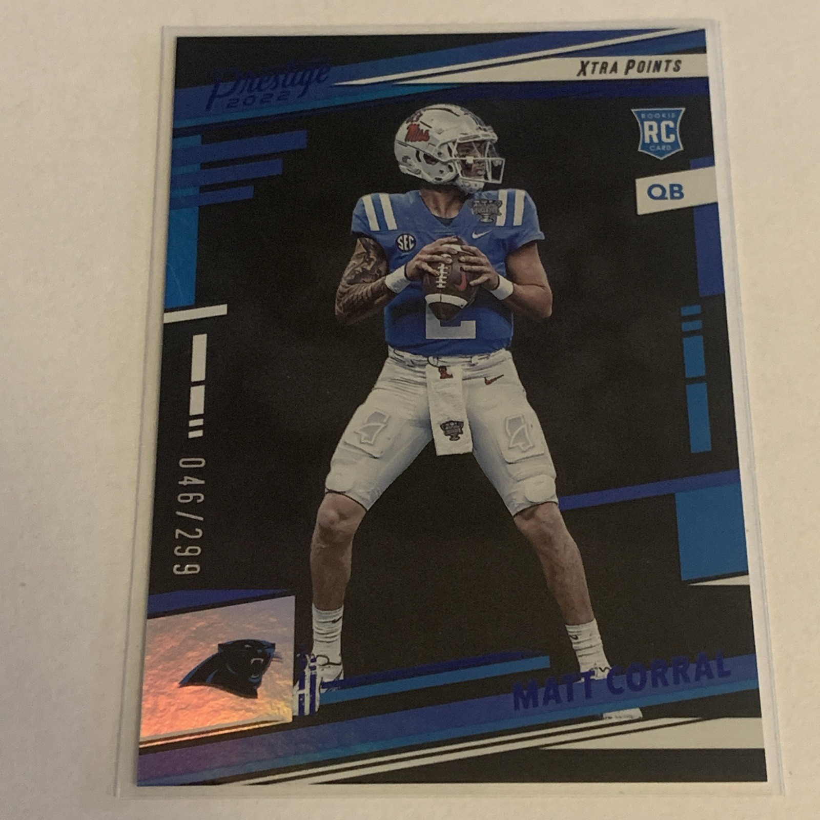 2022 Panini Prestige Matt Corral #302 /299