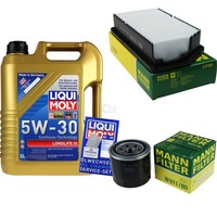 Mann Inspektionspaket Liqui Moly 5L 5W-30 FüR Kia Cee'd 1.6 Gt Pro Hyundai I30