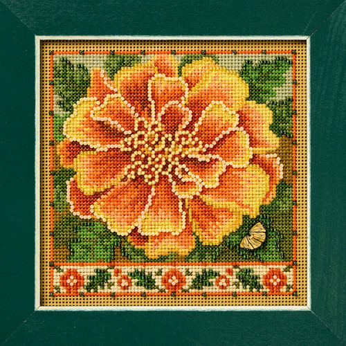 MILL HILL Buttons Beads Kit Counted Cross Stitch MARIGOLD MH14-2623