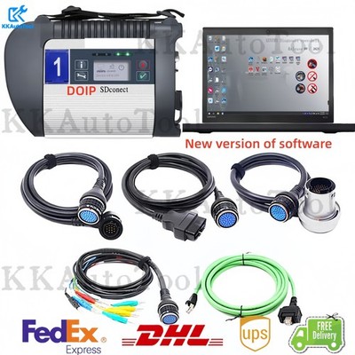 2025 For Mercedes MB Star C4 DOIP Xentry truck car Diagnostic scanner T450laptop