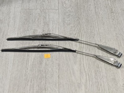 USSR chrome wiper arms with wiper blades 2 pc Lada 2101 2103 2105 2106 2107 2121