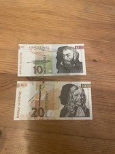 Slowenien 10 & 20 Tolarjev 1992 &ndash; Banka Slovenije &ndash; 2er Set &ndash; sch&ouml;ne Erhaltung