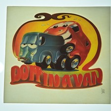 Original VINTAGE 1970s Heat Transfer  Do It In a Van  Iron On