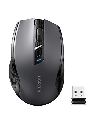 UGREEN Wireless Mouse Bluetooth 2.4GHz Silent 6 Buttons 4000 DPI 5 DPI Settings