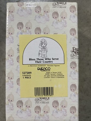 Precious Moments Bless Those Who Serve Their Country Porcelain Figurine