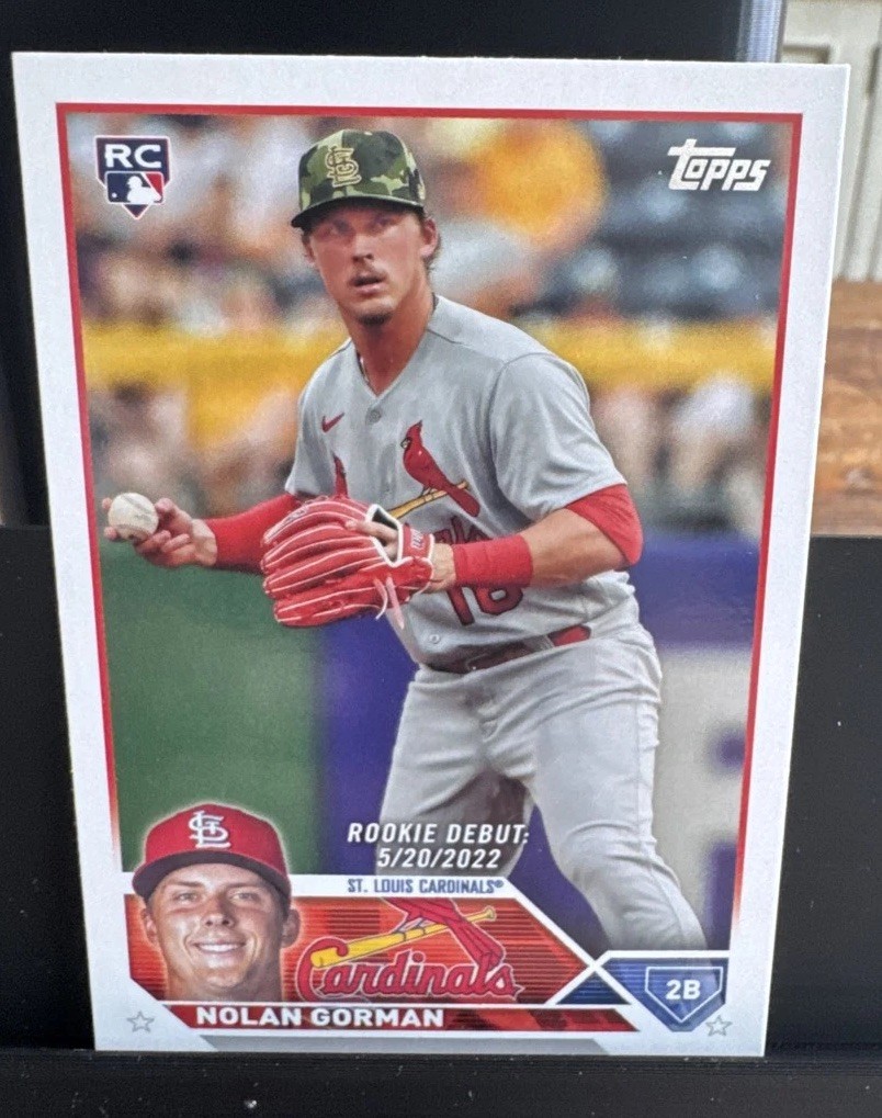 2023 Topps Update Series - Rookie Debut Nolan Gorman #US212 (RC)