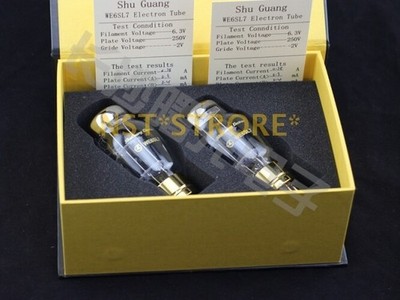2PCS/Lot New Matched Pair SHUGUANG WE6SL7 Electron Tube Can Replace 6N9P 6SL7GT 