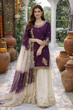 Party Wear Pakistani Indian Salwar Kameez Dupatta Dress Women Ready Mede