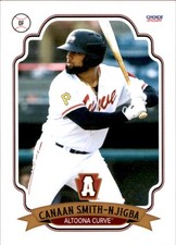 2021 Altoona Curve Choice #30 Canaan Smith-Njigba Dallas Texas TX Baseball Card