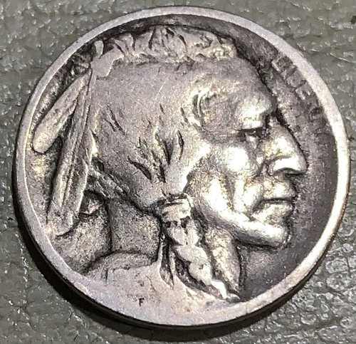 1913d type 1 Buffalo nickel, nice original FINE condition coin with no issues!