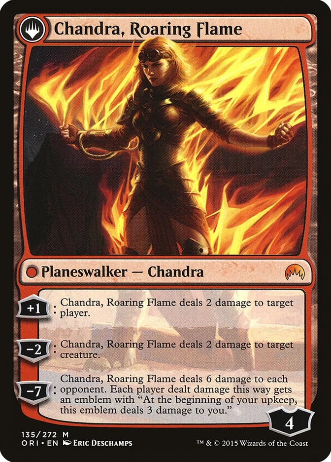 Chandra, Fire of Kaladesh #135 (LP) Magic Origins ORI Magic MTG - Image 2 of 2
