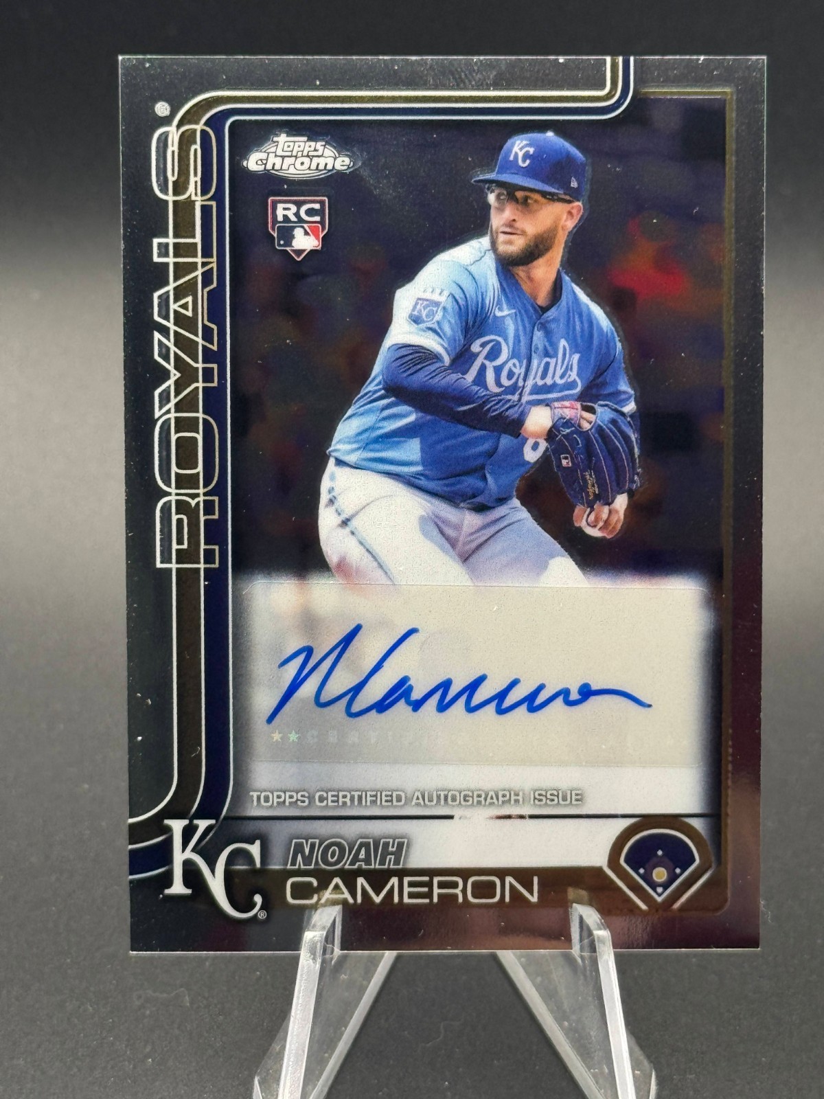2025 Topps Chrome Update Series - Autographs Noah Cameron #AC-NC (AU, RC)