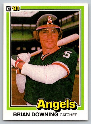 1981 Donruss #410 Brian Downing California Angels