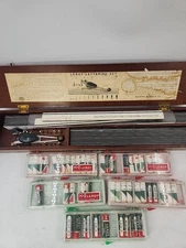 Vintage Keuffel & Esser K&E Leroy Lettering Set Drafting Tool AS IS, SEALED PENS
