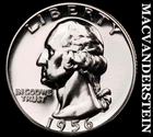 1956 Silver Washington Quarter - Choice Gem Proof  Lustrous  No Reserve  #G8799