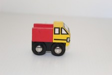 Brio Wooden Truck Railway Compatible Yellow Red Black Small Motor Skills