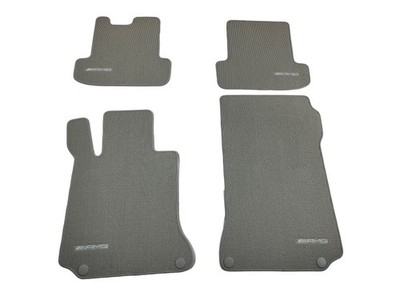 Genuine AMG Floor Mats Grey Mercedes Benz E-Class Convertible Coupe A207 Carpet
