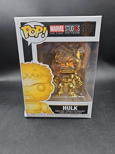 Funko POP! Marvel Studios First 10 Years HULK #379 GOLD CHROME