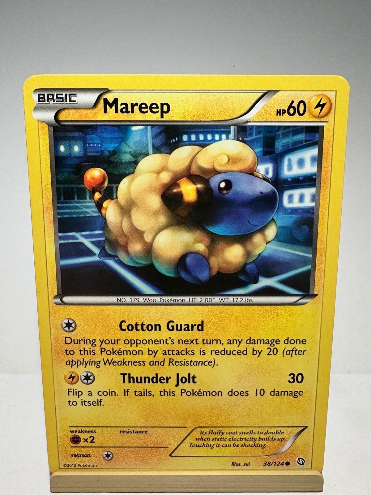 Mareep 38/124 Common Dragons Exalted Pokemon Lightly Played