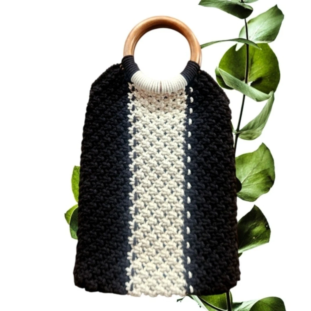 vintage crochet handbag products for sale | eBay