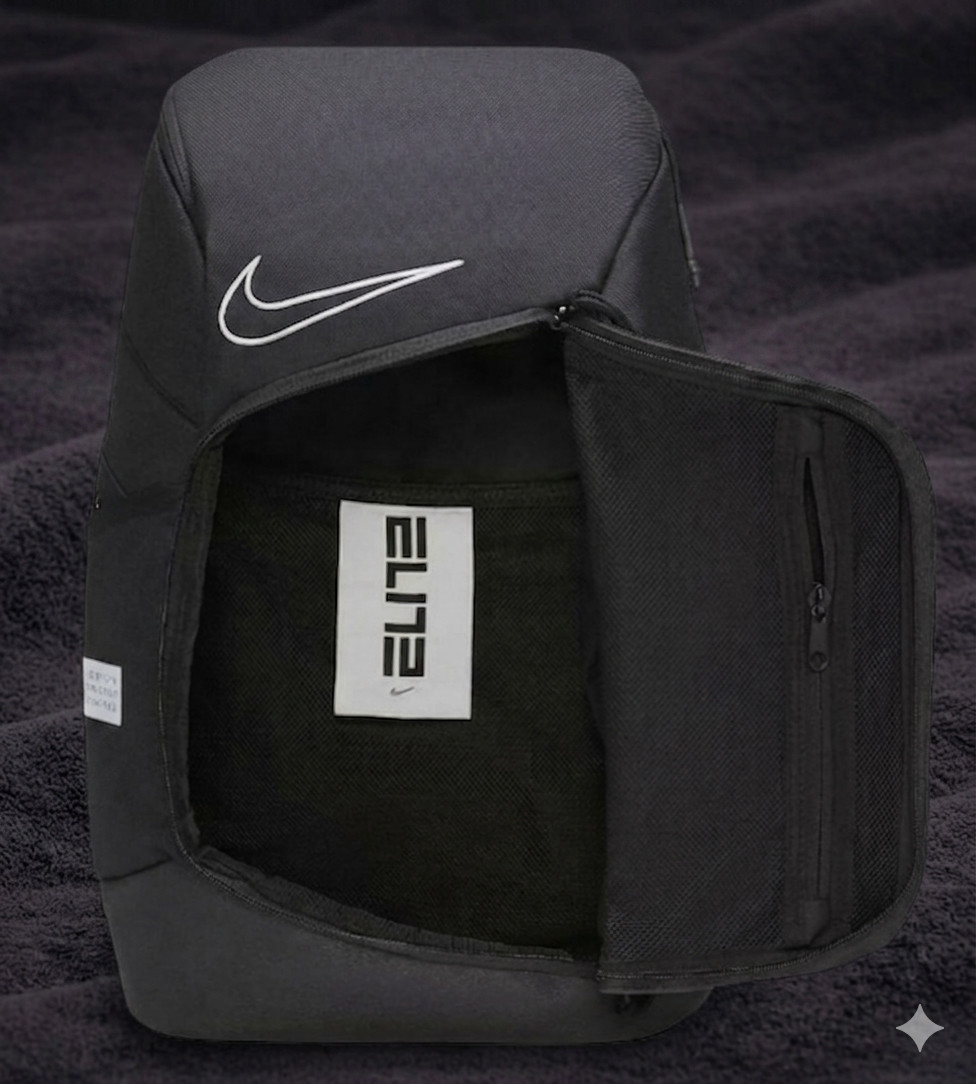 Nike Elite Pro Basketball Backpack 32L Black White BA6164-013