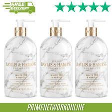 3 x Baylis & Harding Elements White Tea & Neroli Hand Wash 500ml ⭐⭐⭐⭐⭐ 5.97 per litre