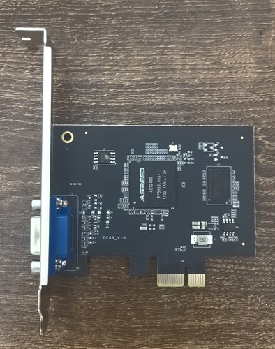 Suitable for ASPEED AST2400 PCIE X1 low-power 2U graphics card X79/X99 with VGA - Picture 5 of 6
