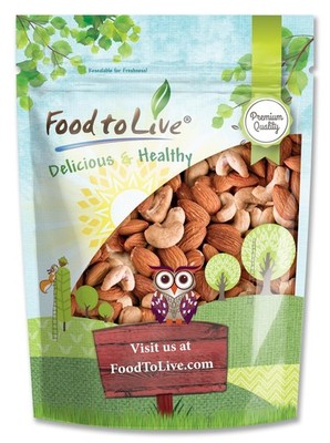 Dry Roasted Almonds and Cashews Mix - Kosher, Vegan - by Food  to Live