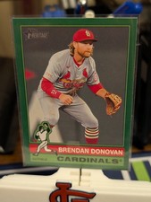 2025 Topps Heritage - Brendan Donovan #225 Dark Green Border