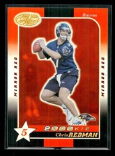 Chris Redman 2000 Leaf Certified #223 Mirror Red 5 Star Rookie