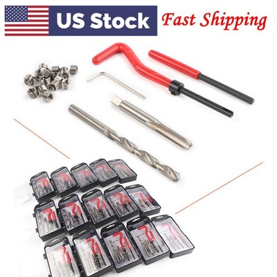 25pcs Metric Thread Repair Insert Kit M6x1.0 Helicoil Car Pro Coil Tools