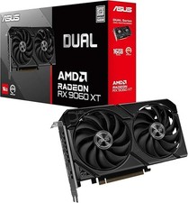 ASUS Dual Radeon RX 9060 XT 16GB GDDR6 Graphics Card (PCIe 5.0, HDMI 2.1b, 0dB)