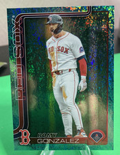 2025 Topps: Update Series- Green Holo Foil #US112 Romy Gonzalez Red Sox