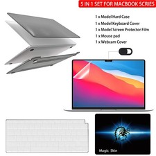 5-IN-1 SETB Case+Screen Protector+Cover For Macbook Pro Air 13"14"15"16"M5 M4 M3