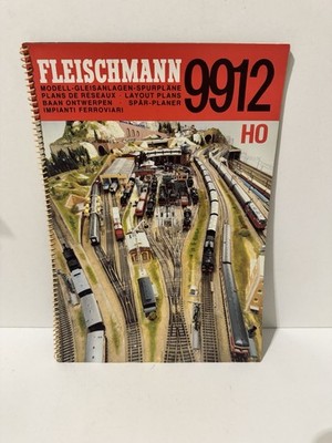 Fleischmann 9912 Modell-Gleisanlagen Spurpläne mit Gleisschablone