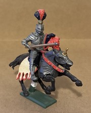 Vintage 1971 Britains Ltd Knight on Horse Medieval Crusader Collectible Toy