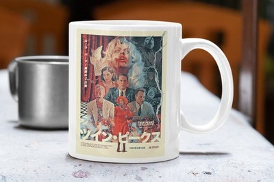 TWIN PEAKS Mug, Fire Walk With Me Red Room Laura Palmer Coffee Cup 11oz 15oz