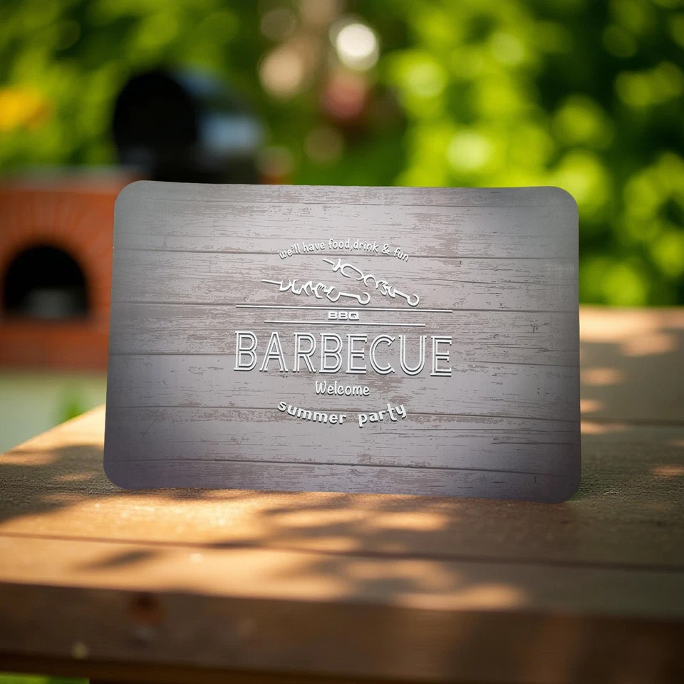 12x Tischset Platzset Barbecue ca. 45x30cm