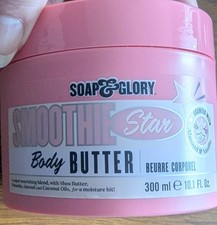 Soap & Glory Smoothie Star Body Butter Almond & Sweet Vanilla Scent 10.1oz. 