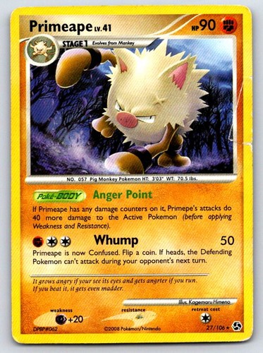 Primeape 27/106 Great Encounters HP