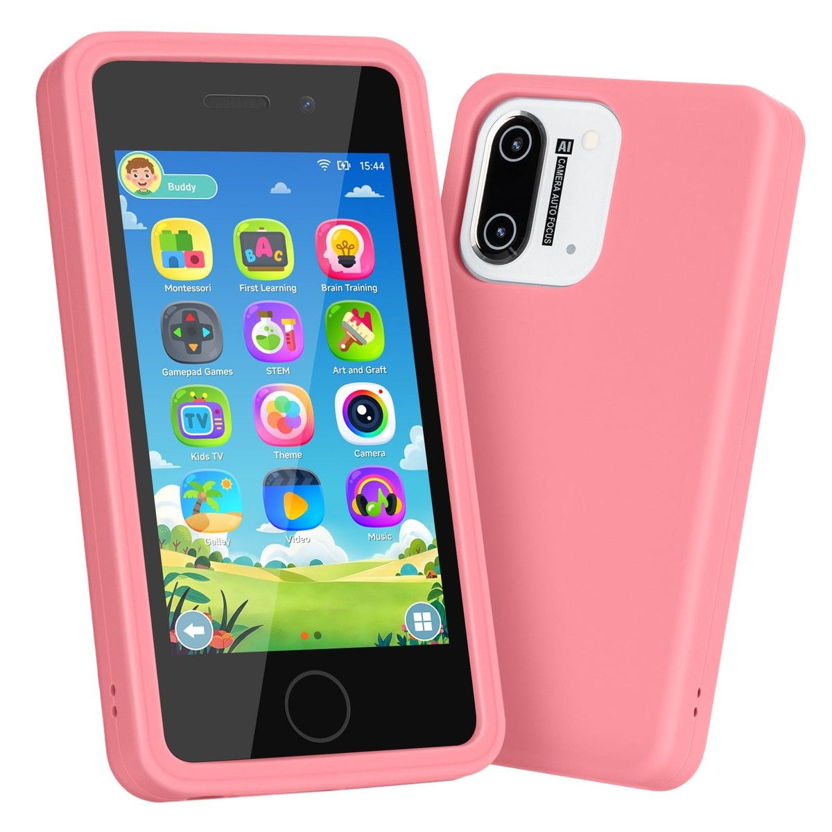 3.97 Touchscreen Kids Toys Smart Phone, Kids Phone with Games Dual