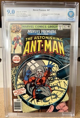 MARVEL PREMIERE 47 CBCS 9.0 (NO CGC) 1ST SCOTT LANG AS ANT-MAN - 1ST CASSIE LANG