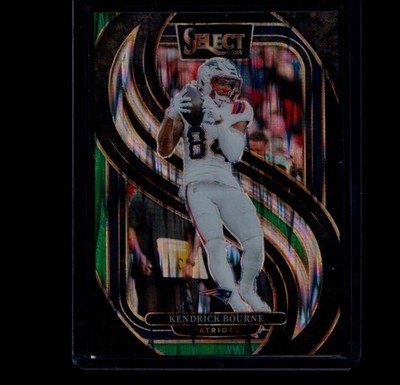 2024 Panini Select - Kendrick Bourne #176 Black & Green Shock Prizm